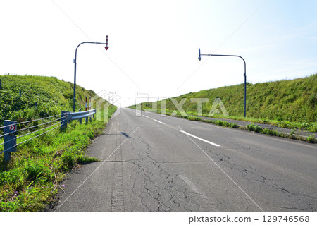 北海道根室市國道35號線從野沙布岬到京陵橋的風景 北海道根室市國道35號線從野沙布岬到京陵橋的風景 129746568