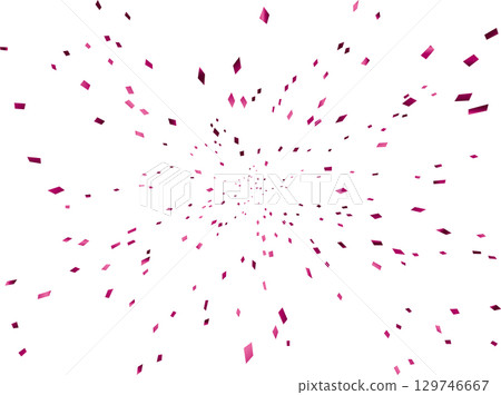 五彩紙屑，12 洋紅色，2 眼睛 - 100 129746667