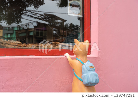 貓偷看麵包店 129747281