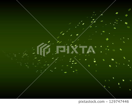 Confetti, 4 yellow-green B, 9 waves 50 129747446