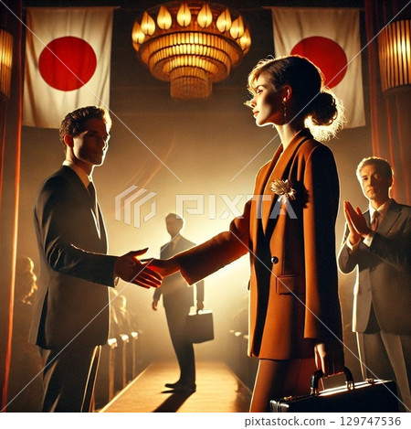 Diet members struggling at the National Diet Building in Nagatacho Diet members struggling at the National Diet Building in Nagatacho 129747536