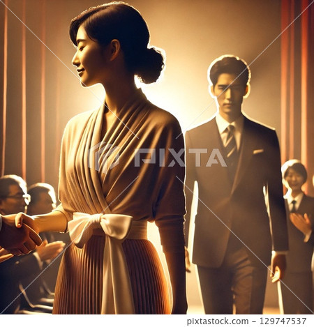 Diet members struggling at the National Diet Building in Nagatacho Diet members struggling at the National Diet Building in Nagatacho 129747537