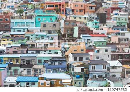Colorful residential area of Gamcheon Culture Village 129747785