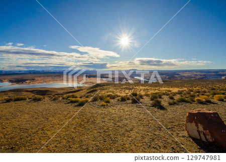 Lake Powell, Utah, early February morning Lake Powell, Utah, early February morning 129747981