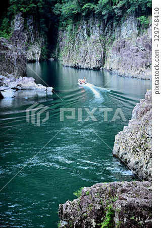 Beautiful river flow 129748410
