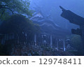 Shrine in the fog 129748411