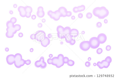 Watercolor splatter liquid pattern (purple) 129748932