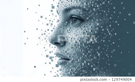 Digital Face Transformation Digital Face Transformation 129749004