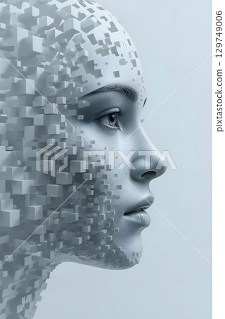 Digital Face Transformation Digital Face Transformation 129749006