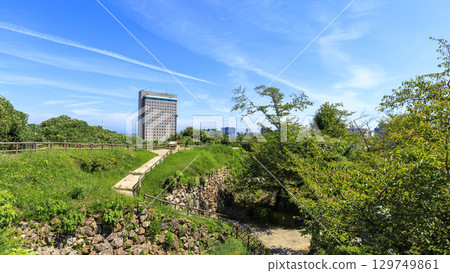 The ruins of Hamamatsu Castle, where Tokugawa Ieyasu rose to power The ruins of Hamamatsu Castle, where Tokugawa Ieyasu rose to power 129749861