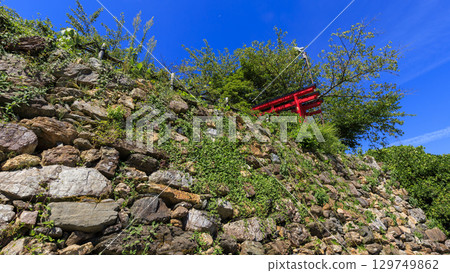The ruins of Hamamatsu Castle, where Tokugawa Ieyasu rose to power 129749862