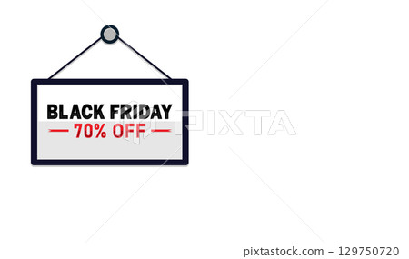 Black Friday Sale 70% Off Hanging Sign 129750720