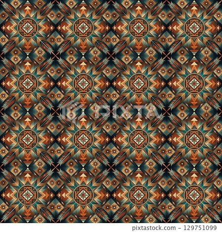 seamless pattern, graphic vector background, copy space wallpaper 129751099
