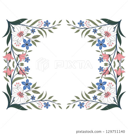 seamless pattern, graphic vector background, copy space wallpaper 129751140