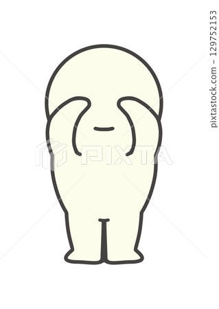 蒙住眼睛,看不見猴子,三隻猴子,簡單,人,圓臉,人物 蒙住眼睛,看不見猴子,三隻猴子,簡單,人,圓臉,人物 129752153