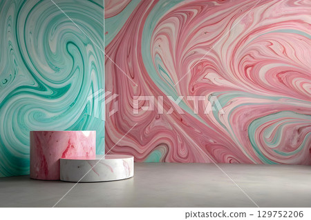 abstract background with 3d render abstract background with 3d render 129752206