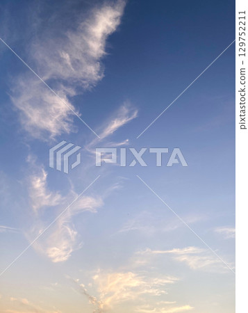beautiful blue sky with clouds beautiful blue sky with clouds 129752211