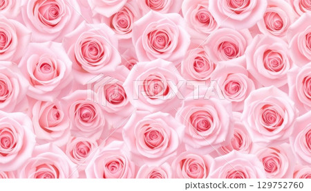 "AI Image" Pink roses filling the screen 129752760