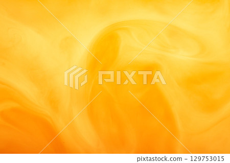 充滿活力的黃色抽像水彩背景 充滿活力的黃色抽像水彩背景 129753015