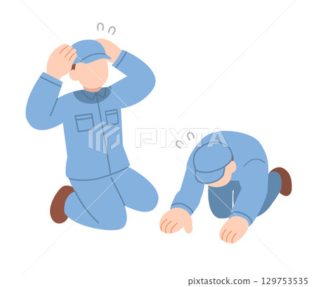 depressed worker 129753535