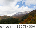 從鍵掛山口眺望大山和紅葉的壯麗景色 從鍵掛山口眺望大山和紅葉的壯麗景色 129754000
