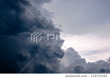 Storm Clouds Gathering over Hanoi 129754382