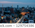 [東京]淺草寺和仲見世通的夜景 129754386