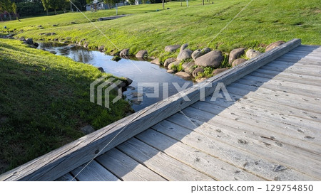 Landscape with a stream 1 129754850