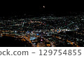Hakodate night view with a crescent moon 1 129754855