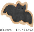 Bat cookie 129754858