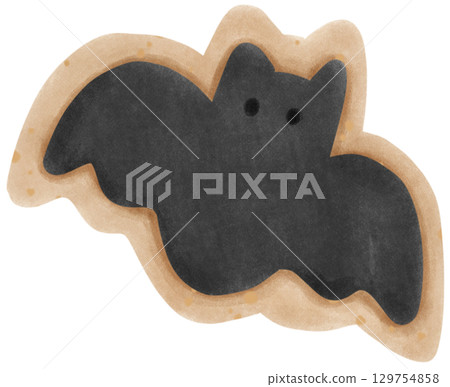 Bat cookie 129754858
