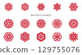 Set of decorative patterns_1 Set of decorative patterns_1 129755076