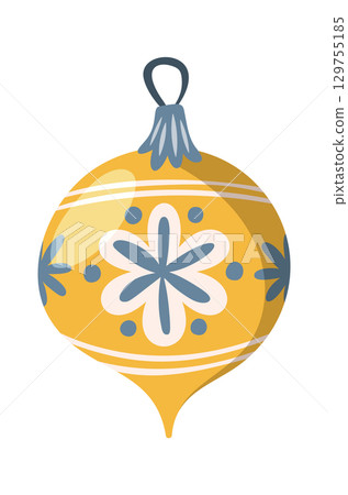 Christmas ball fir tree decoration Christmas ball fir tree decoration 129755185