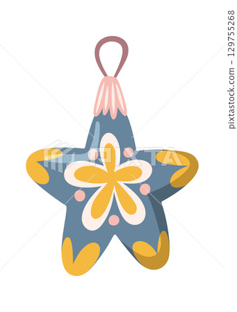 Star shape Christmas tree ornament 129755268