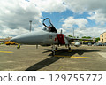 F-15 display aircraft at the air show 129755772