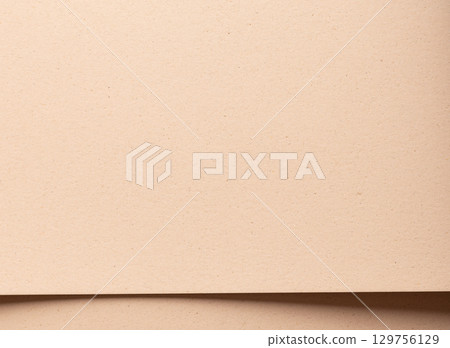 Beige designer paper texture with sandy, minimalistic backdrop. Premium, chic surface with matte 129756129