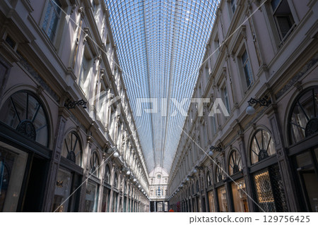Glass roof of the Galeries Royales Saint-Hubert 129756425
