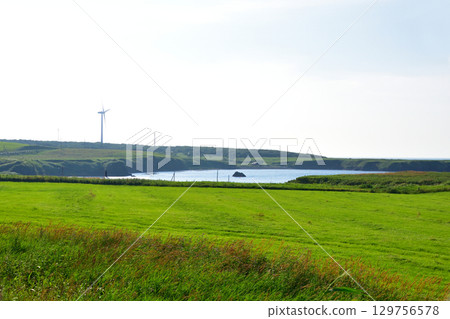 北海道根室市35號國道Sankotan橋至Nokkamap橋的風景 北海道根室市35號國道Sankotan橋至Nokkamap橋的風景 129756578