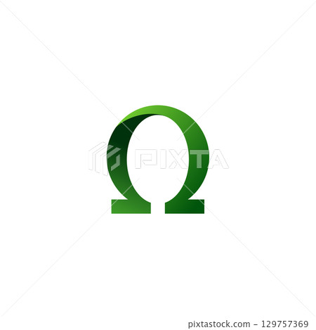 Omega Symbol Logo Template Illustration Design. Vector EPS 10. Omega Symbol Logo Template Illustration Design. Vector EPS 10. 129757369