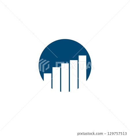 Stock Exchange Logo Template Illustration Design. Vector EPS 10. Stock Exchange Logo Template Illustration Design. Vector EPS 10. 129757513