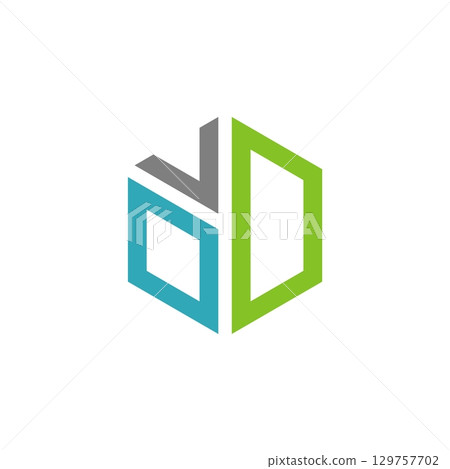 O V D Letter Hexagon Logo Template Illustration Design. Vector EPS 10. O V D Letter Hexagon Logo Template Illustration Design. Vector EPS 10. 129757702
