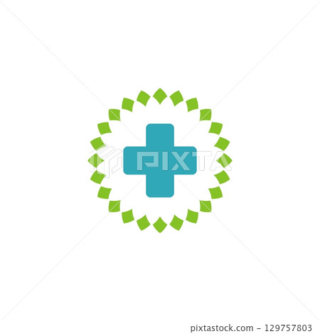 Cross Health Care Logo Template Illustration Design. Vector EPS 10. 129757803