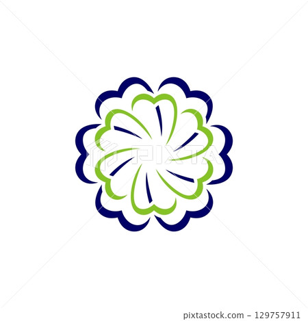 flower ornamental logo template Illustration Design. Vector EPS 10. flower ornamental logo template Illustration Design. Vector EPS 10. 129757911
