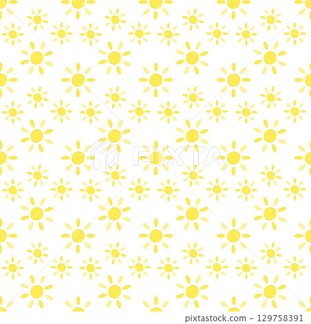 Seamless pattern with sun for your projects. Seamless pattern with sun for your projects. 129758391