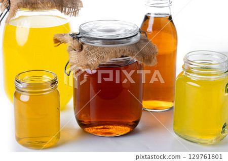 Colorful Kombucha Jars and Bottles 129761801