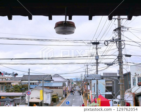 Scenery of Kamimachi Street in Ogawamachi Shopping Street (Uki City, Kumamoto Prefecture) 129762054