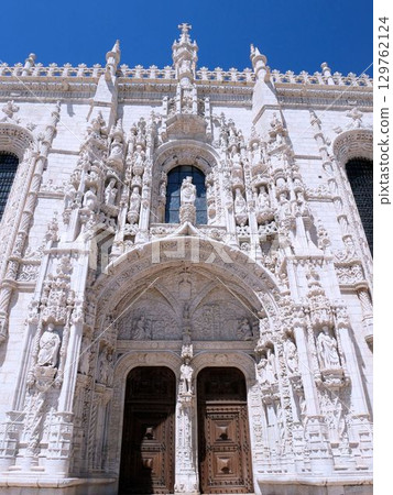 Jeronimos Monastery, a World Heritage Site in Lisbon, Portugal 129762124