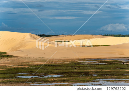 Dunas do Mouro at Ilha do Caju, Ilha das Canarias, Brazil. Delta do Parnaiba and Delta das Americas Dunas do Mouro at Ilha do Caju, Ilha das Canarias, Brazil. Delta do Parnaiba and Delta das Americas 129762202