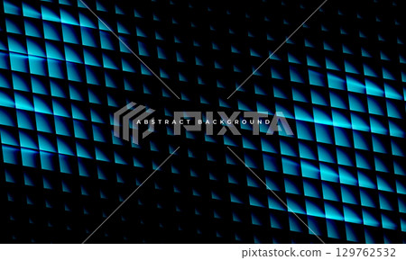 Black and blue modern abstract background with geometric square shapes texture. Black and blue modern abstract background with geometric square shapes texture. 129762532