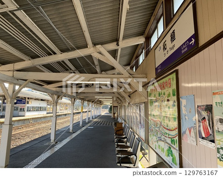 Tsuge Station building on the Kusatsu Line 129763167